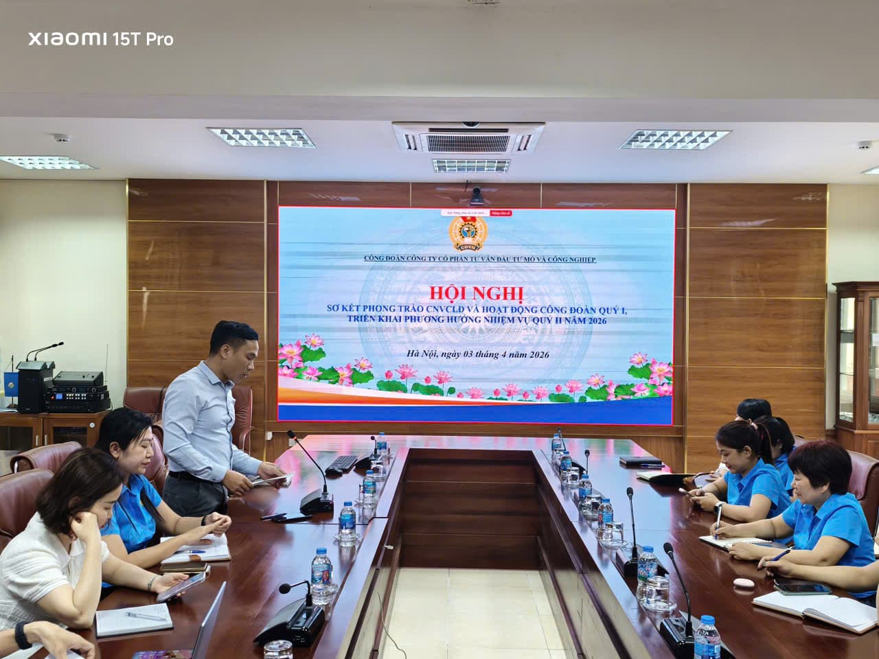 CÔNG ĐOÀN CÔNG TY CỔ PHẦN TƯ VẤN ĐẦU TƯ MỎ VÀ CÔNG NGHIỆP TỔ CHỨC HỘI NGHỊ SƠ KẾT QUÝ I NĂM 2026